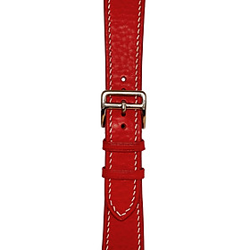 Dây đeo đồng hồ 22-18 MM SP000590 Minerva Box Đỏ cho Apple Watch