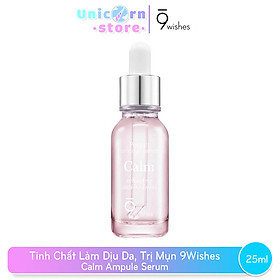 Tinh chất làm dịu da, trị mụn 9Wishes Calm Ampule Serum