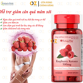 Hỗ trợ giảm cân quả mâm xôi Puritan's Pride - Raspberry Ketones Mỹ từ nguyên liệu thiên nhiên an toàn hiệu quả - OZ Slim Store