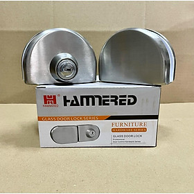 Mua Khoá kính bán nguyệt đơn/đôi Hammered cửa lùa kính cường lực 8-12mm