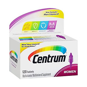 Centrum Women (120 Count) Multivitamin / Multimineral Supplement Tablet, Vitamin D3