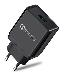 Mua Sạc nhanh Quick Charge 2.0 chân cắm chuẩn Châu âu (EU) UGREEN CD122 20901 - Hàng Chính Hãng