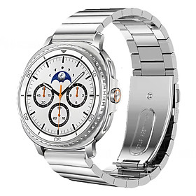 Dây Thép Mắt Ngang cho Samsung Galaxy Watch 8 40mm / 44mm & Galaxy Watch 8 Classic 46mm - Hàng Chính Hãng