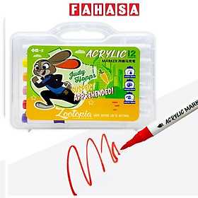 Hộp 12 Màu Marker Acrylic - iiGEN YZ360025
