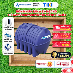 Mua Bồn nước nhựa Tân Á EX Ngang 500L 1000L 1500L 2000L - Hàng chính hãng  bảo hành 5 năm (Chỉ bán tại khu vực miền Bắc)