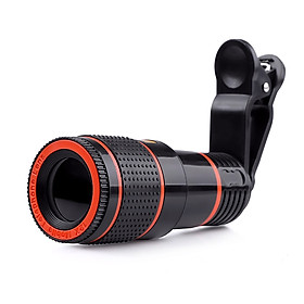Phone Camera HD Lens Universal Clip-on 12X Zoom Cell Phone Telescope Lens For iPhone External Telescope Phone