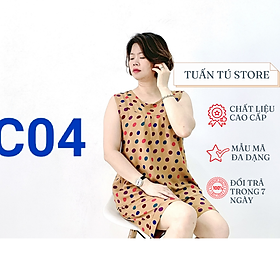 Bộ Lanh Cao Cấp Áo Sát Nách Quần Đùi Cho Nữ - Tuấn Tú Store 68