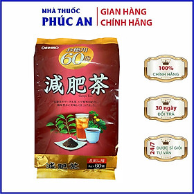 Hình ảnh Trà Genpi giúp giảm cân, tan mỡ bụng Orihiro Nhật Bản - túi 60 gói