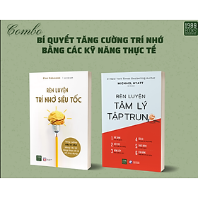 Hình ảnh Sách COMBO BÍ QUYẾT TĂNG CƯỜNG TRÍ NHỚ BẰNG CÁC KỸ NĂNG THỰC TẾ