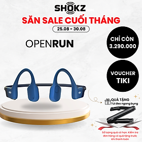 Tai Nghe Bluetooth Thể Thao Truyền Âm Thanh Qua Xương SHOKZ OPEN RUN S803 - Hàng chính hãng