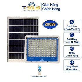Mua Đèn Pha Led Kim Cương Năng Lượng Mặt Trời TP Solar TP-G200 Công Suất 200W Pin Chống Chai  Chống Nước IP67