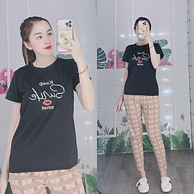 SET BỘ THUN NỮ QUẦN DÀI SIÊU XINH,HỌA TIẾT ÁO VÔ CÙNG XINH XẮN 1HIT1 FASHION