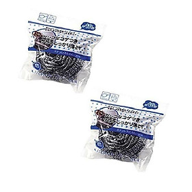 Mua Combo 02 Búi thép cọ xoong  nồi  chảo không rỉ 40g - Nội địa Nhật Bản