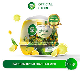 Sáp thơm nhà vệ sinh hương chanh AIRWICK, hương thơm tươi mát, thanh khiết, khử mùi hiệu quả 180g