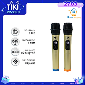 Mua Micro Không Dây B&D Hát Karaoke Cực Hay  Tần Số VHF - Hàng Chính Hãng