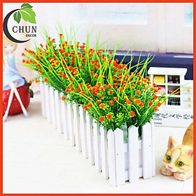 Mua Hoa Giả  Hàng Rào Hoa Cắm Sẵn 50cm Trang Trí Ban Công  Trang Trí Chân Tường  Cửa Sổ  Giỏ Hoa Hàng Rào Trang Trí Tường