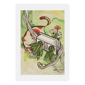 Sổ Tay Mini Radio Cat Monosketch (14 x 9 cm)