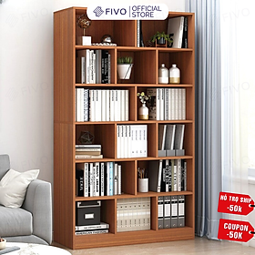 Mua Kệ Để Sách Gỗ Để Sàn Cao Cấp FIVO Mẫu FB70 Nội Thất Lắp Ráp Đơn Giản Gỗ MDF Phủ Melamine Chống Trầy Xước Và Chống Thấm Nước Bề Mặt