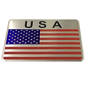Tem Cờ Mỹ USA Dán Trang Trí Ô Tô, Xe Máy (8 x 5 cm)
