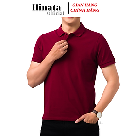 Áo POLO Nam, Áo Phông Nam Basic 100% Cotton Cao Cấp Hàng Hiệu Đẹp Thoáng Mát Tay Ngắn Màu Đỏ Đô