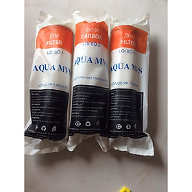 Bộ 3 lõi lọc 1-2-3 free ship Bộ 3 lõi lọc 1-2-3 cho máy lọc nước Sunhouse, Karophi,Kangaoo,toshiba,Sharp....