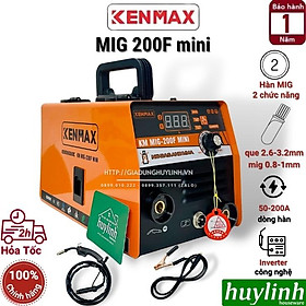 Máy hàn 2 chức năng Kenmax MIG-200F mini (Hàn que và hàn MIG không dùng khí)