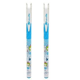 Vỉ 2 bút gel thiên long tp-gel01 - mực xanh