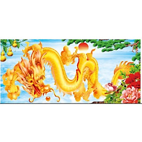 Mua Tranh Đính Đá Rồng Vàng ( Chưa Đính) - YN5347