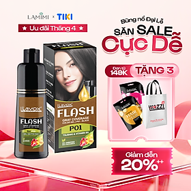 Gel Gội Phủ Bạc Tsubaki & Vitamin B5 Flash 200ml (P04 - NÂU CÀ PHÊ)