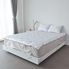 Mua Tấm Bảo Vệ Nệm ARIZE On Cloud Mattress Pad Flower Beige Chần Bông Cao Cấp