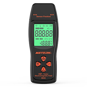 Máy Đo Trường Điện Từ Màn Hình LCD Meterk EMS Đen