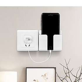 Mua Kệ Dán Tường Giá Treo Sạc Điện Thoại  Để Điều Khiển Nhựa ABS Cao Cấp