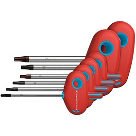 BỘ 6 CÁI TUA VÍT LỤC GIÁC SAO TORX, TAY CẦM CHỮ T PB SWISS TOOLS PB 1441