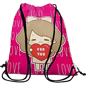 Túi rút Cô bé Love for you - BDCP042