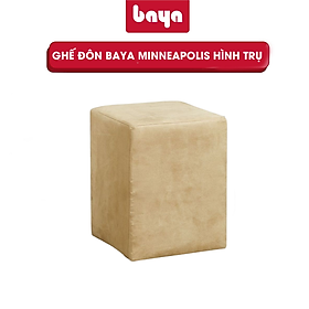 Mua Ghế Đôn Hình Trụ Vuông BAYA MINNEAPOLIS Kiểu Dáng Đẹp Mắt  Thiết Kế Chắc Chắn  Phù Hợp Với Nhiều Không Gian Kích Thước W30xH40