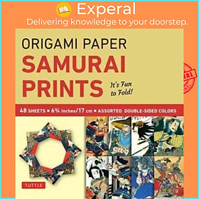 Sách - Origami Paper - Samurai Prints - Small 6 3/4" - 48 Sheets - Tuttle Origa by Tuttle Studio (UK edition, paperback)