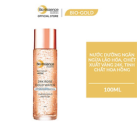 Hình ảnh Nước dưỡng ngăn ngừa lão hóa Bio-Essence Bio-Gold Rose chiết xuất vàng 24K tinh chất hoa hồng 100ml
