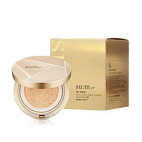Phấn nước cho da nhờn Su:m37 Air Rising TF Glow Cover Metal Cushion SPF50+/PA+++