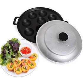 Mua Khuôn Làm Bánh Khọt 10 Lỗ Chống Dính Tiết Kiệm Dầu Hàng VNXK