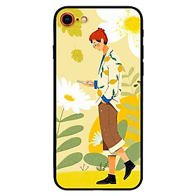 Ốp lưng in cho Iphone 7/ 8 Mẫu Cô Gái Áo Vest