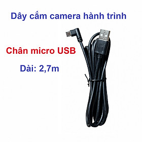 Mua Dây cắm công micro USB camera hành trình ô tô dài 2 7m