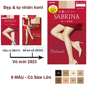 [VỎ ĐỎ MÃ MỚI] Vớ Quần tất Nhật SABRINA Natural da trần tự nhiên mặc hàng ngày chống nắng co giãn thoải mái có size lớn