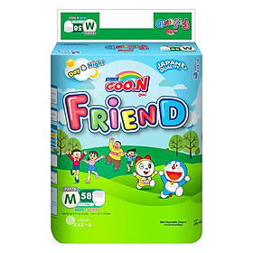Tã Quần Goo.n Friend Gói Cực Đại M58 (58 Miếng) - Tặng Thêm 5 Miếng