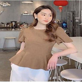 ÁO CỔ TRÒN PEPLUM