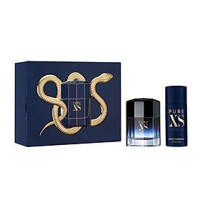 Bộ Set nước hoa Nam Paco Rabanne Pure XS Gift Set Edt 100Ml + Deodorant Spray 150Ml