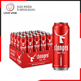 Stangen Lager Beerr 5.4% (Thùng 24 lon 500ml) - Bia Đức Nhập Khẩu