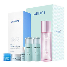 Bộ Dưỡng Da Trắng Hồng Rạng Rỡ Laneige Clear C Advanced Effector Ex 150ml