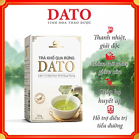 Trà khổ qua rừng DATO, trà khổ qua, trà thanh nhiệt , túi lọc, hỗ trợ tiếu đường, giảm cân
