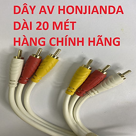 Mua DÂY AV 6 ĐẦU DÀI 20 MÉT HONJIANDA  HÀNG CHÍNH HÃNG.