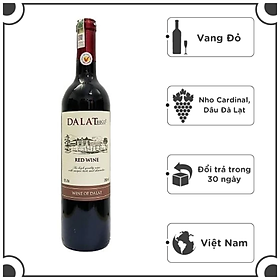 Rượu Vang Đỏ Dalatbeco 12